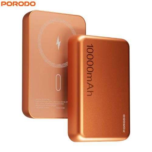 Porodo BLUVORA 15W Wireless + PD 20W MagSafe Power Bank 10000mAh - Linkphones Center