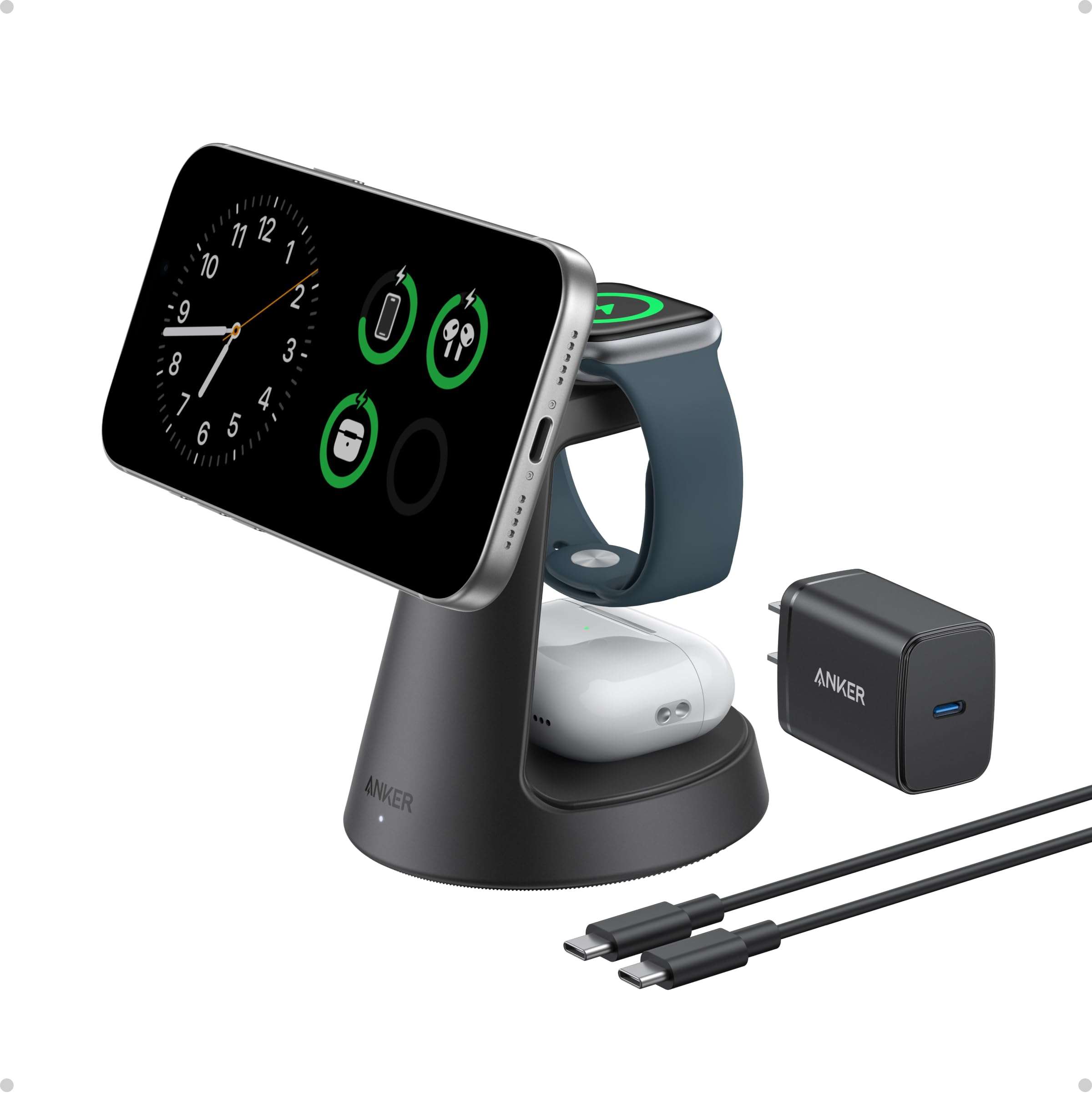 Anker MagGo Wireless Charging Station 3 in 1 Price in Kenya - LinkPhones Center