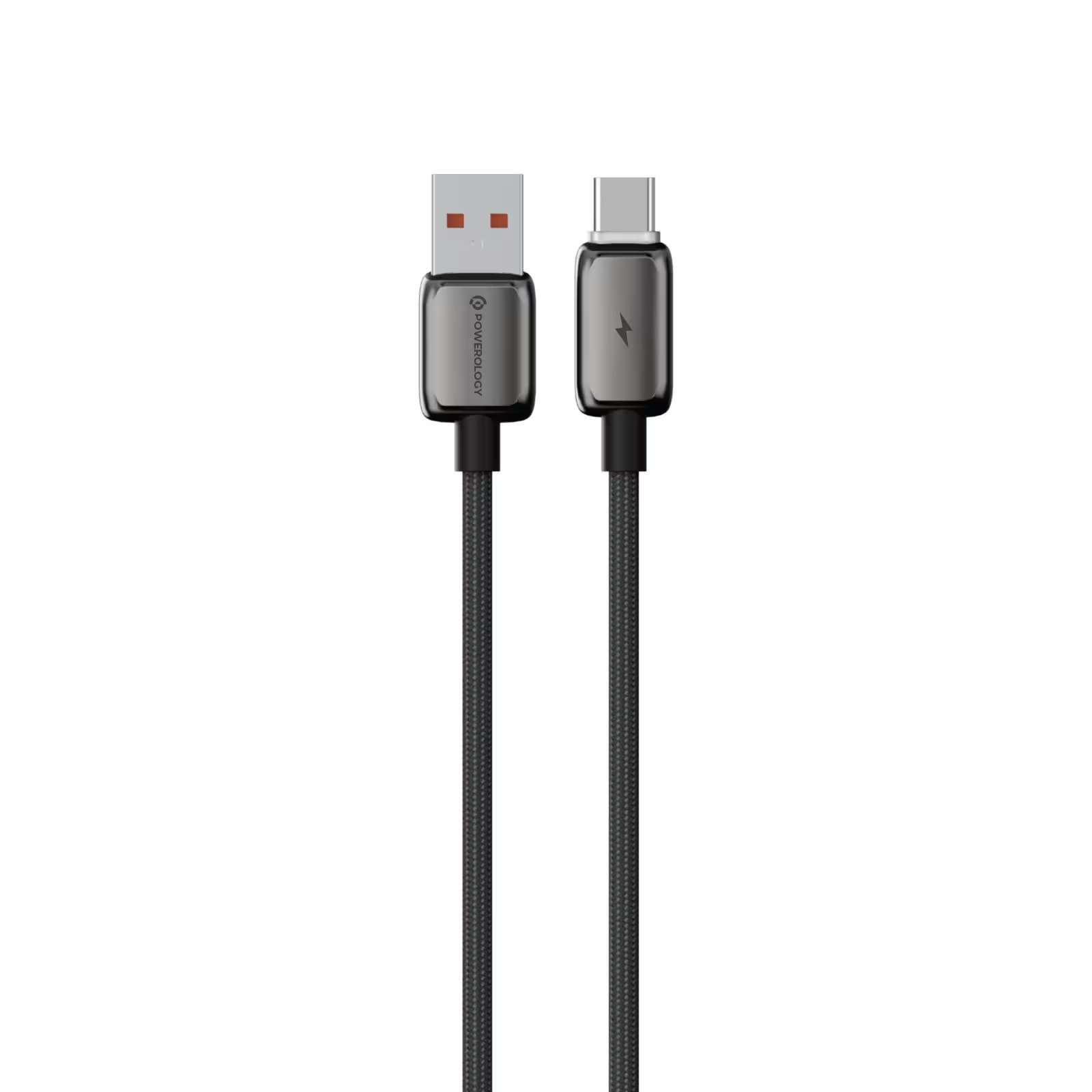 Powerology 15W Zinc Alloy + 48 Braiding USB-A to Type-C Cable - Linkphones Center