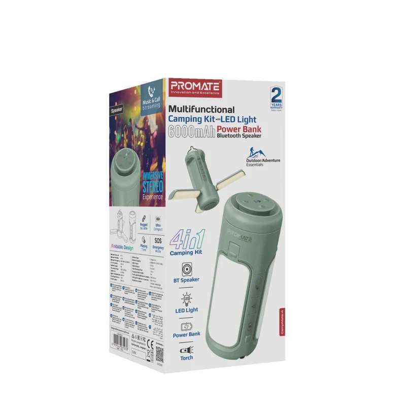 Promate Camp Mate 4 6000mah - Linkphones Center